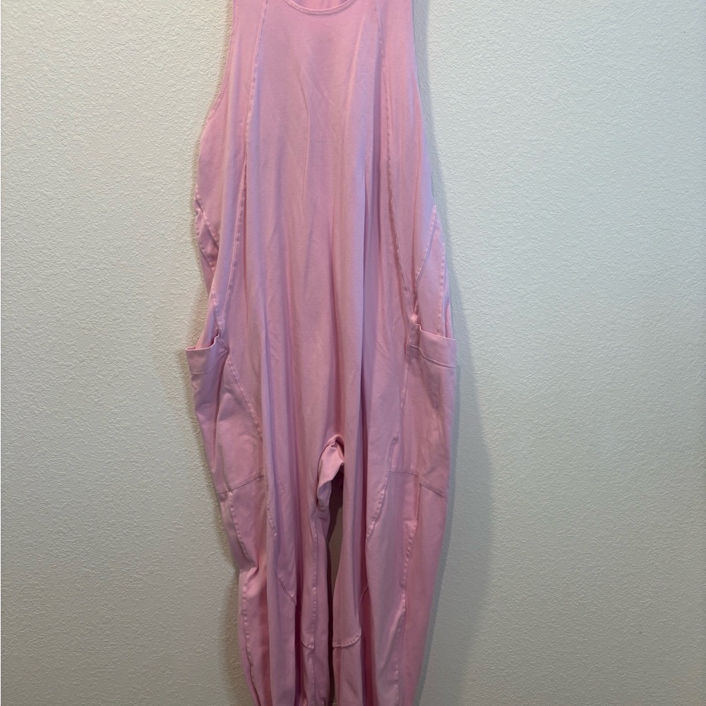 Pink Sleeveless Jumpsuit - Picture 2 of 8